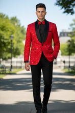 "Impressions" Red Tuxedo Jacket (Separates)