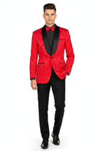 "Impressions" Red Tuxedo Jacket (Separates)