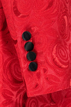 Vinci "Impressions" Red Tuxedo Jacket (Separates)