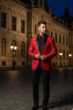 "Komodo" Red Tuxedo Jacket (Separates)