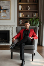 "Komodo" Red Tuxedo Jacket (Separates)