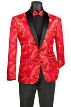 Vinci "Komodo" Red Tuxedo Jacket (Separates)
