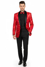 "Komodo" Red Tuxedo Jacket (Separates)