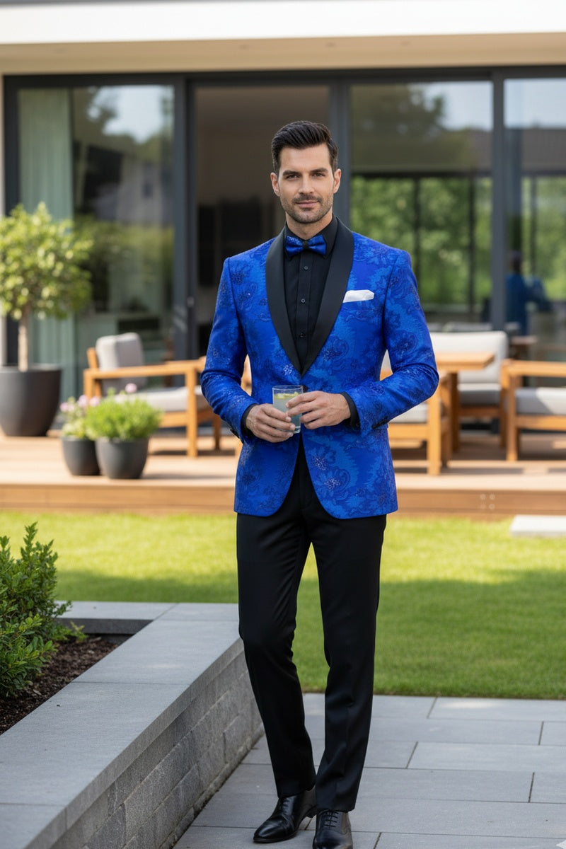 "Komodo" Royal Blue Tuxedo Jacket (Separates)