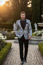 "Komodo" Silver Tuxedo Jacket (Separates)