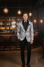 Vinci "Komodo" Silver Tuxedo Jacket (Separates)
