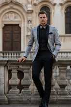 Vinci "Komodo" Silver Tuxedo Jacket (Separates)