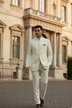 Vinci "Mandarin" Ivory 5-Button Suit (2-Piece Set)