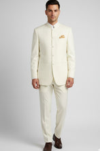 Vinci "Mandarin" Ivory 5-Button Suit (2-Piece Set)