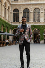 "Mateo II" Burgundy Tuxedo Jacket (Separates)