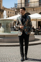 "Mateo II" Teal Tuxedo Jacket (Separates)