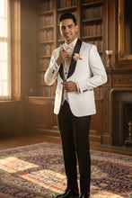 "Nico" White Vinci 1-Button Shawl Tuxedo (3-Piece Set)