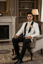 "Nico" White Vinci 1-Button Shawl Tuxedo (3-Piece Set)