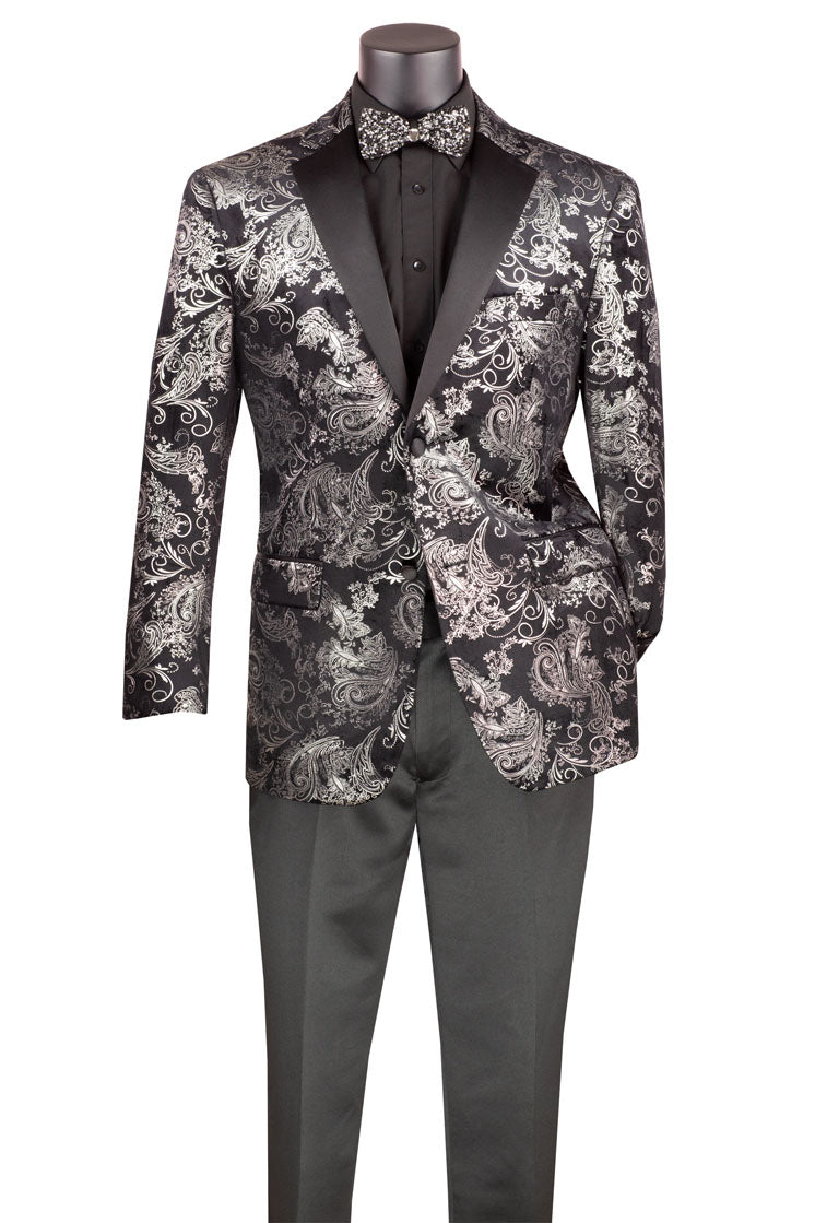 Silver tuxedo jacket online