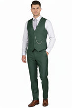 "Preston" Hunter Green 2-Button Notch Suit (3-Piece Set)