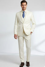 "Preston" Ivory 2-Button Notch Suit (3-Piece Set)