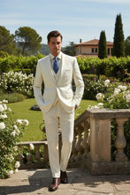 "Preston" Ivory 2-Button Notch Suit (3-Piece Set)