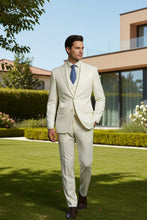 Vinci "Preston" Ivory 2-Button Notch Suit (3-Piece Set)
