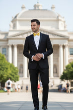 "Sleek" Black Vinci 1-Button Shawl Tuxedo (2-Piece Set)