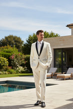 Vinci "Sleek" Ivory Vinci 1-Button Shawl Tuxedo (2-Piece Set)