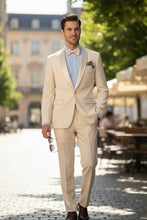 "Spectrum" Champagne 1-Button Shawl Tuxedo (3-Piece Set)