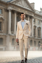 "Spectrum" Champagne 1-Button Shawl Tuxedo (3-Piece Set)