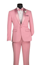 Vinci "Spectrum" Dusty Rose 1-Button Shawl Tuxedo (3-Piece Set)