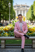 Vinci "Spectrum" Dusty Rose 1-Button Shawl Tuxedo (3-Piece Set)