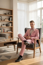 Vinci "Spectrum" Dusty Rose 1-Button Shawl Tuxedo (3-Piece Set)