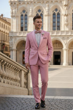 Vinci "Spectrum" Dusty Rose 1-Button Shawl Tuxedo (3-Piece Set)