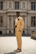 Vinci "Spectrum" Light Gold 1-Button Shawl Tuxedo (3-Piece Set)