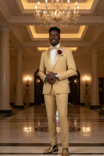 Vinci "Spectrum" Light Gold 1-Button Shawl Tuxedo (3-Piece Set)