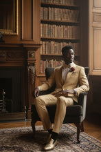 Vinci "Spectrum" Light Gold 1-Button Shawl Tuxedo (3-Piece Set)