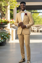 "Spectrum" Light Gold 1-Button Shawl Tuxedo (3-Piece Set)