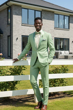 Vinci "Spectrum" Sage 1-Button Shawl Tuxedo (3-Piece Set)