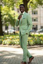 Vinci "Spectrum" Sage 1-Button Shawl Tuxedo (3-Piece Set)