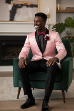 Vinci "Stretch Sateen" Pink Tuxedo Jacket (Separates)