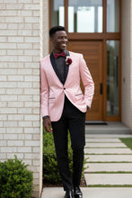 Vinci "Stretch Sateen" Pink Tuxedo Jacket (Separates)