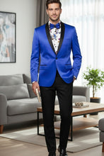 "Stretch Sateen" Royal Blue Tuxedo Jacket (Separates)