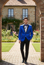 Vinci "Stretch Sateen" Royal Blue Tuxedo Jacket (Separates)