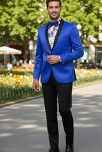 Vinci "Stretch Sateen" Royal Blue Tuxedo Jacket (Separates)