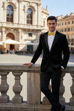 Vinci "Velvet" Black Tuxedo (2-Piece Set)