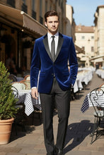 "Velvet" Navy Tuxedo (2-Piece Set)