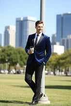 Vinci "Velvet" Navy Tuxedo (2-Piece Set)