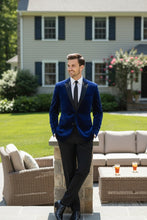 Vinci "Velvet" Navy Tuxedo (2-Piece Set)