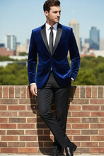 Vinci "Velvet" Navy Tuxedo (2-Piece Set)