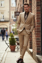 "Versafit" Beige Suit (2-Piece Set)