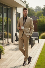 Vinci "Versafit" Beige Suit (2-Piece Set)