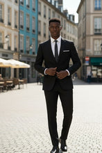 "Versafit" Black Suit (2-Piece Set)