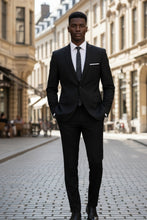 "Versafit" Black Suit (2-Piece Set)